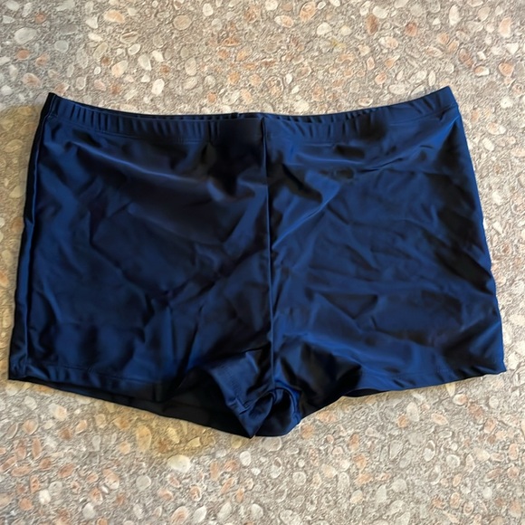 Women's Black White Tye Dye Tankini Swimsuit XL - Picture 7 of 9